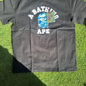 Bape t shirt blue camo